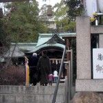 芦屋神社の入口