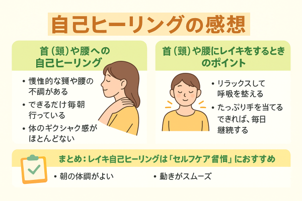 首（頸）や腰への自己ヒーリング2