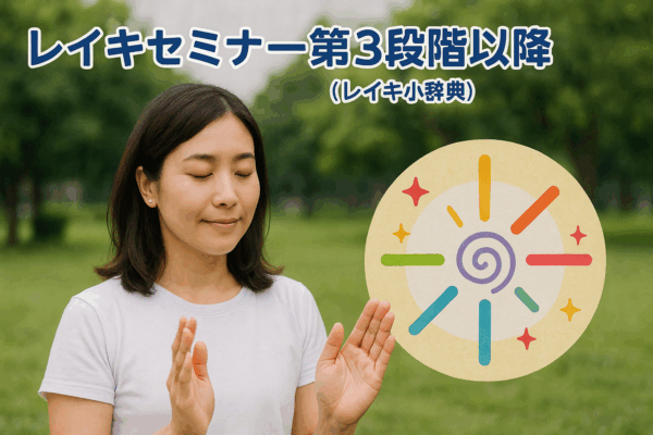 レイキセミナー第3段階以降（レイキ小辞典）