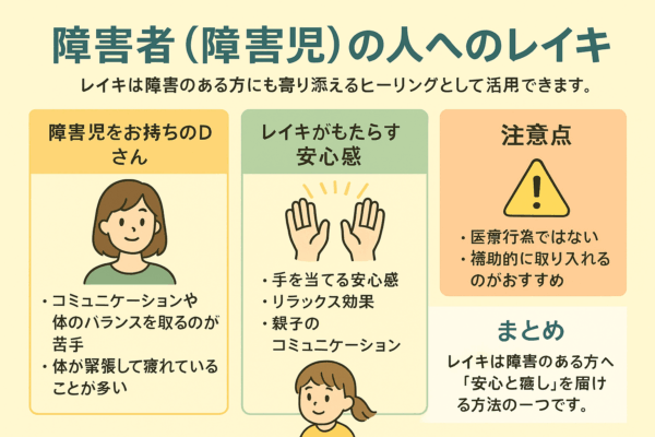 障害者（障害児）の人へのレイキ2