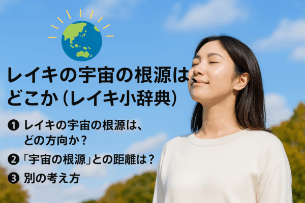 レイキの宇宙の根源は、どこか（レイキ小辞典）